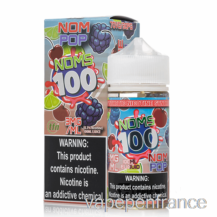 Nom Pops - Noms 100 - E-liquides Nomenon - Stylo Vape 100 Ml 6 Mg